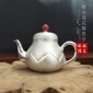 纯银泡茶壶 镀金莲花瓣思亭 纯银s999 纯手工制作 厂家